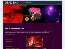 Tablet Screenshot of dead-end.ch